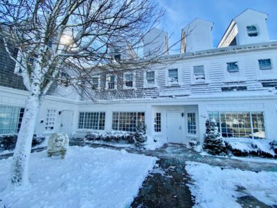 Snowy House of Bayberry Street.